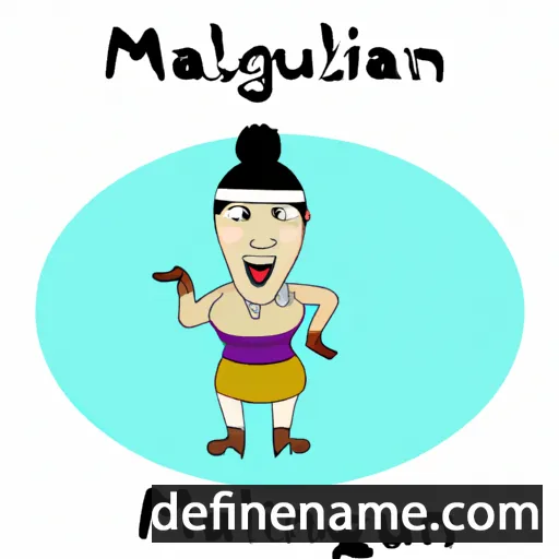 cartoon of the name Maliinannguaq