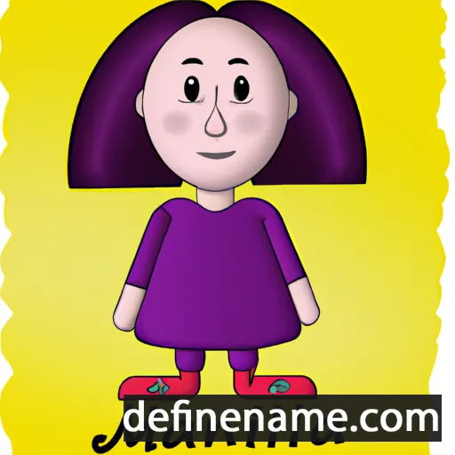 cartoon of the name Malina