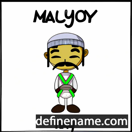 cartoon of the name Ma'quloy