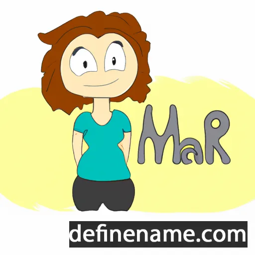 cartoon of the name Már