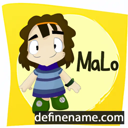 cartoon of the name Malou