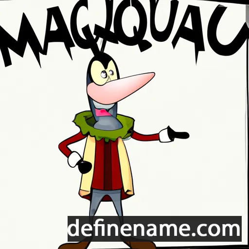 cartoon of the name Malquamme