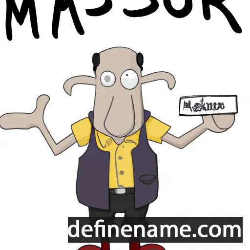 cartoon of the name Malsor