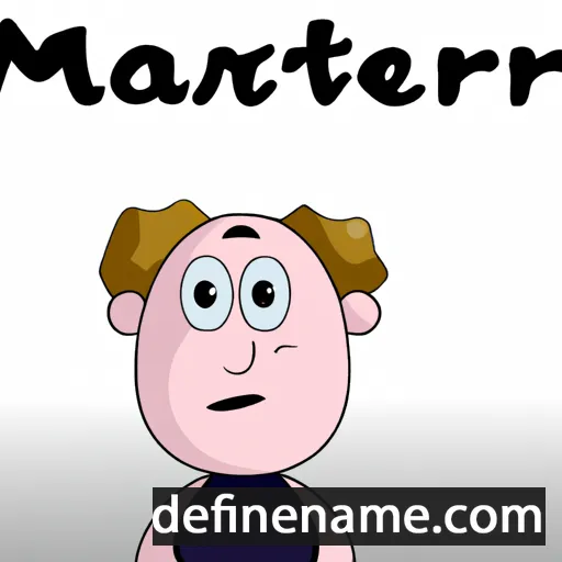 cartoon of the name Mamert