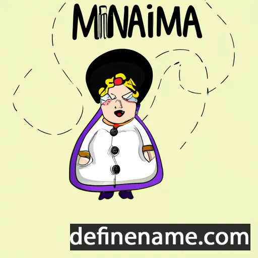 cartoon of the name Maminirina