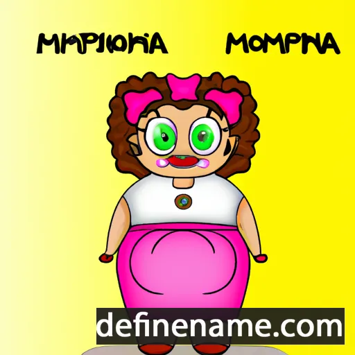 cartoon of the name Mampionona