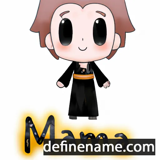 cartoon of the name Mana