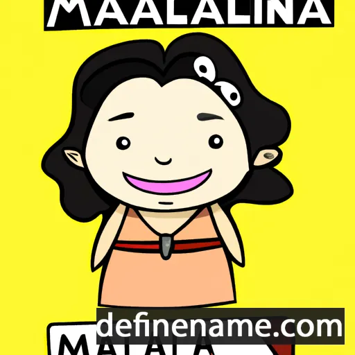 cartoon of the name Manila