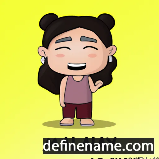 cartoon of the name Manilay