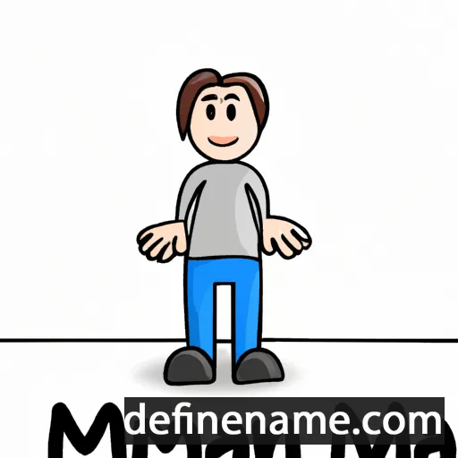 cartoon of the name Mann