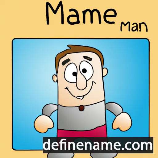 cartoon of the name Manne