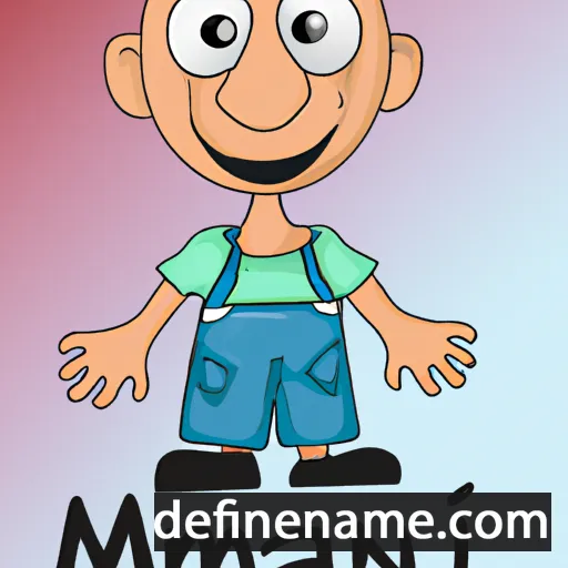 cartoon of the name Manni