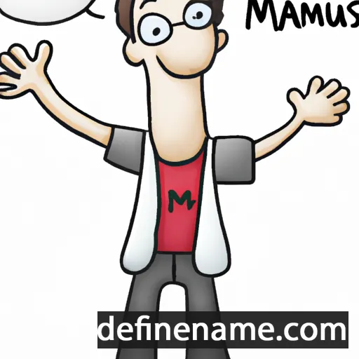 cartoon of the name Mannus