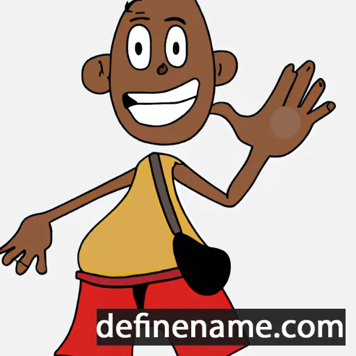 cartoon of the name Mano