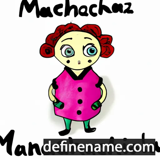 cartoon of the name Manouschka