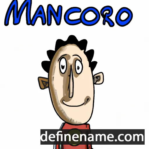 cartoon of the name Manrico