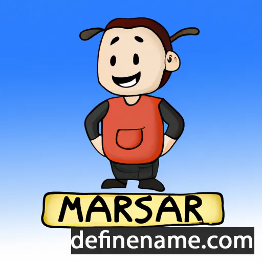 cartoon of the name Mansar