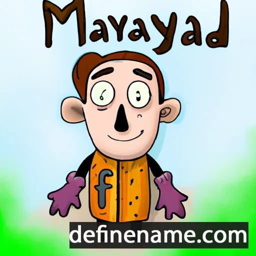 cartoon of the name Mantvydė