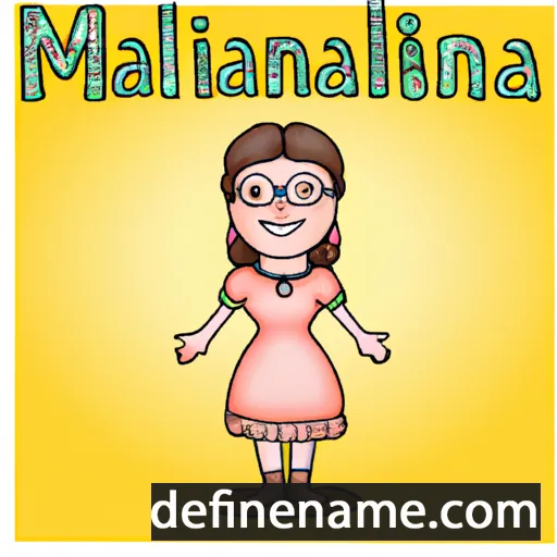 cartoon of the name Manuelina