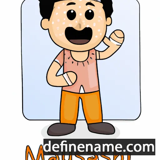 cartoon of the name Manush