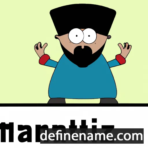 cartoon of the name Manzat