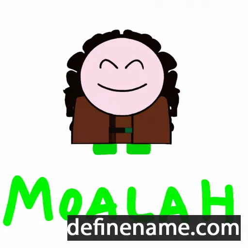 cartoon of the name Maolchalann