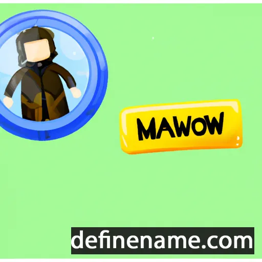 cartoon of the name Marcawin