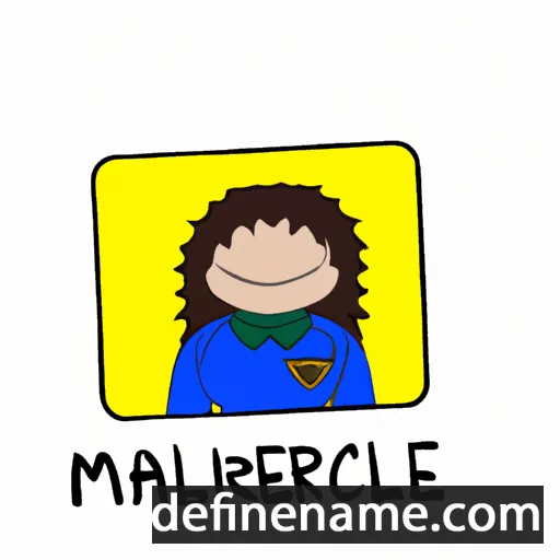 Marcelene cartoon