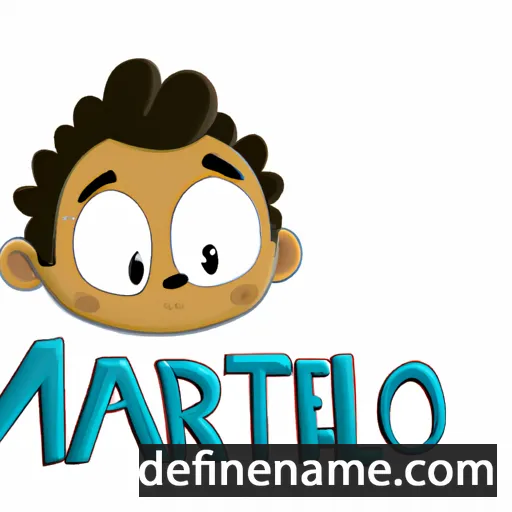 cartoon of the name Marcelito