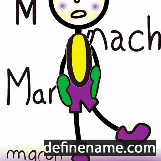 cartoon of the name March