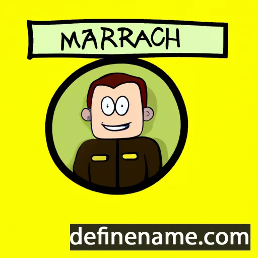 cartoon of the name Marchard