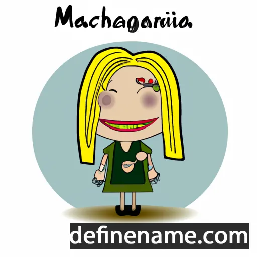 cartoon of the name Marchigiana