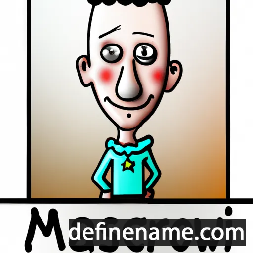 cartoon of the name Marcisław