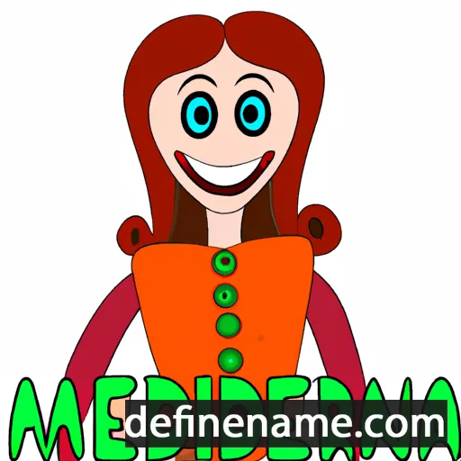 cartoon of the name Mardena