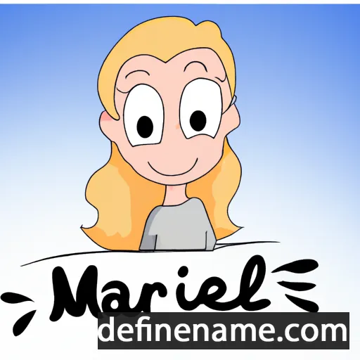 cartoon of the name Marélie