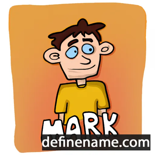 cartoon of the name Marek