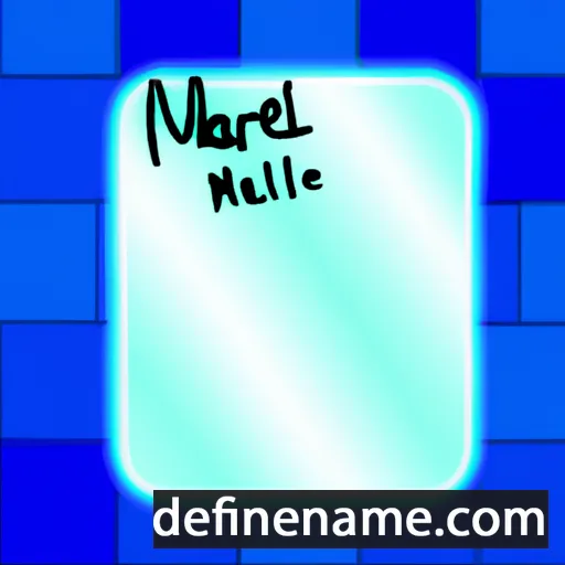 cartoon of the name Mareli