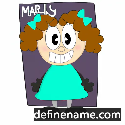 cartoon of the name Marelys