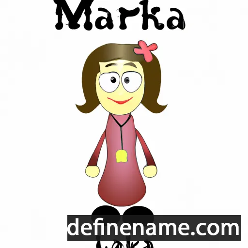 cartoon of the name Marenka