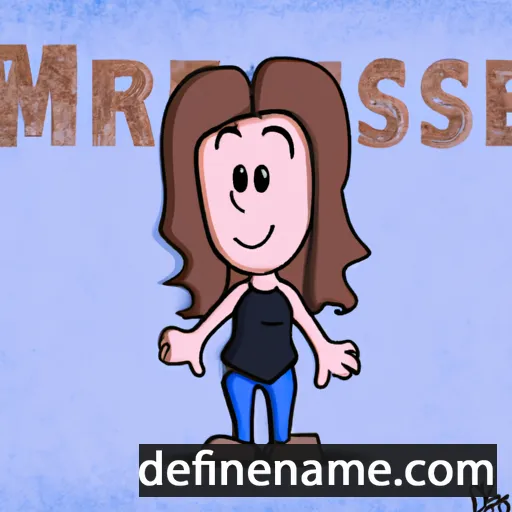 cartoon of the name Maresi