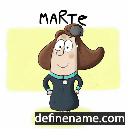 cartoon of the name Marete