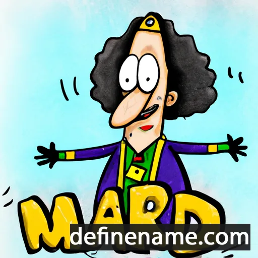 cartoon of the name Margad