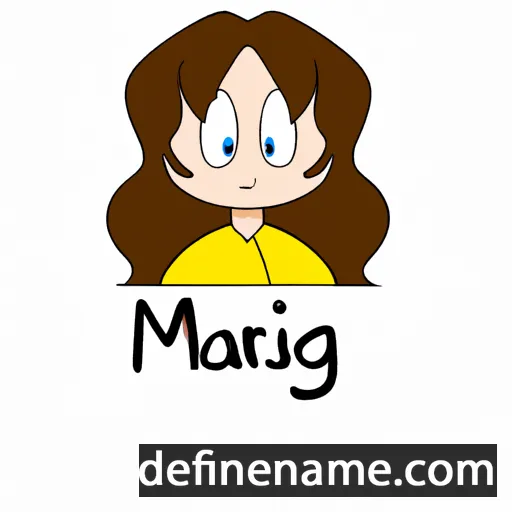 cartoon of the name Margaïd