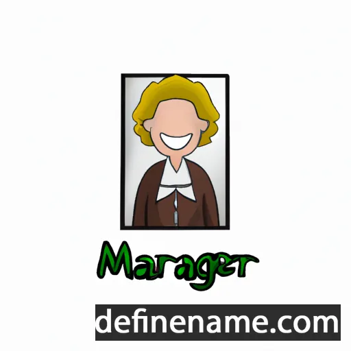 cartoon of the name Margarett