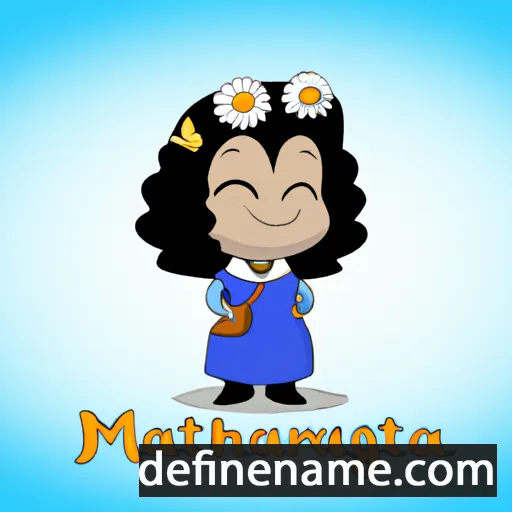 cartoon of the name Margaritha