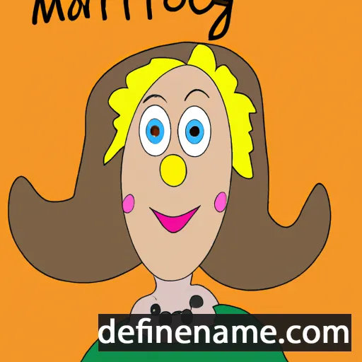 cartoon of the name Margott