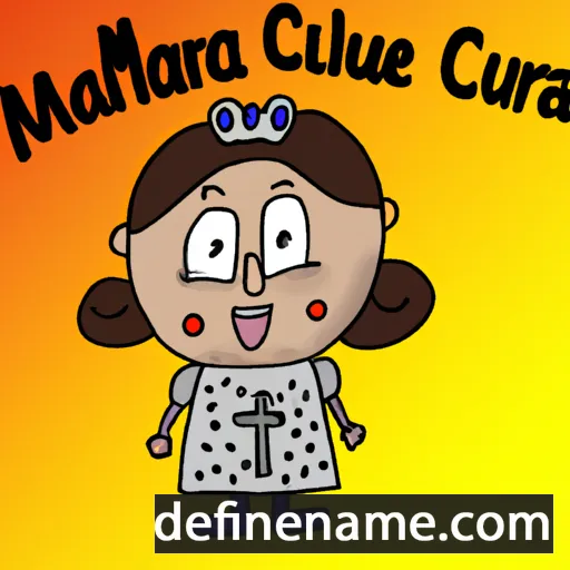 María de la Cruz cartoon