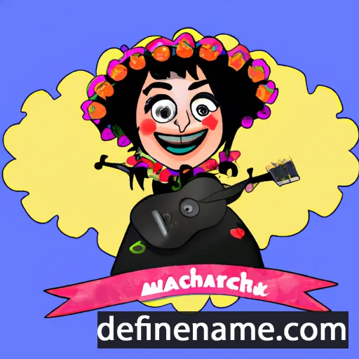 cartoon of the name Mariachika