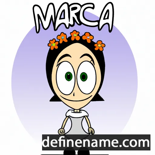 cartoon of the name Marica