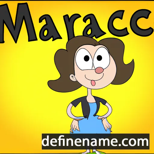 cartoon of the name Marica